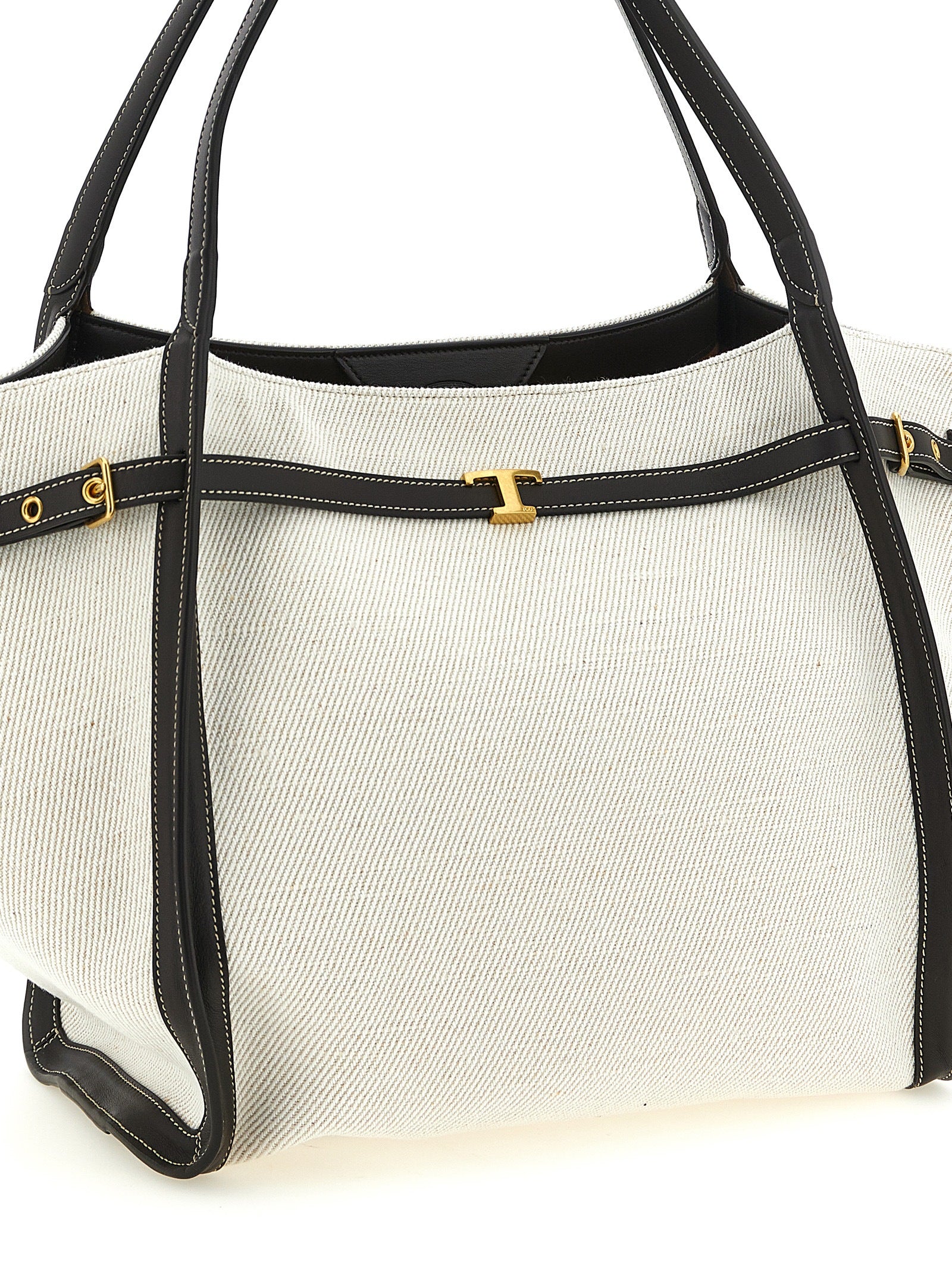 Multicolor Linen Tote Bag