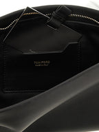 Black 100% Sheepskin Leather Clutch