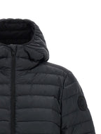 Aethera Black Polyamide Full-Length Jacket