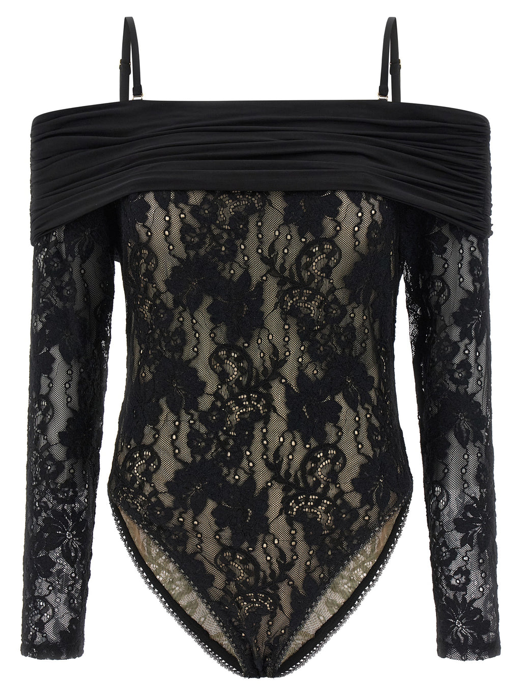 Rebellion Black Polyamide Bodysuit