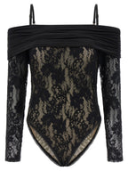 Rebellion Black Polyamide Bodysuit