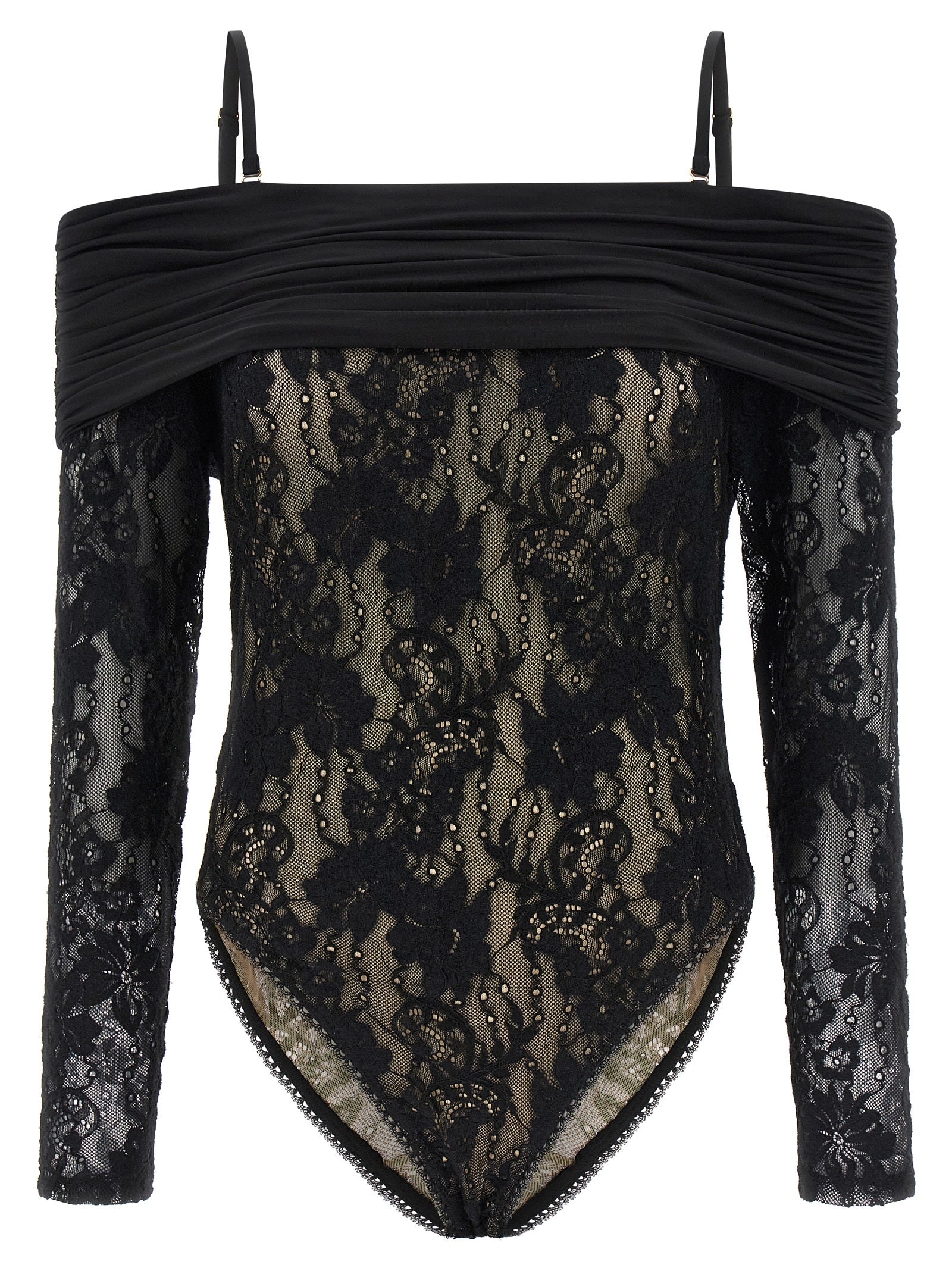 Rebellion Black Polyamide Bodysuit