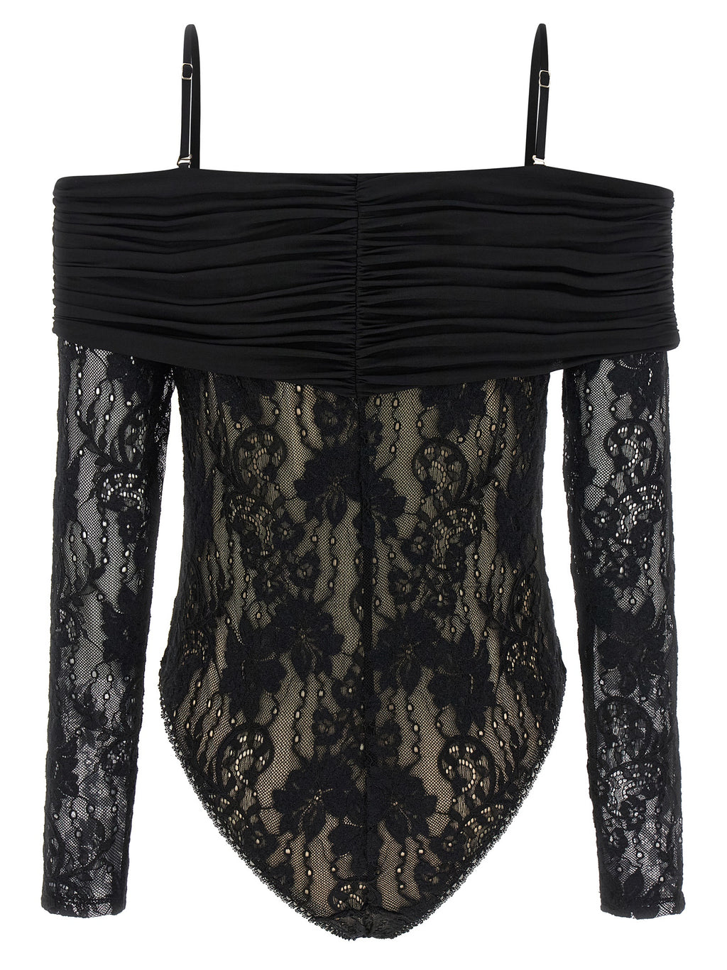 Rebellion Black Polyamide Bodysuit