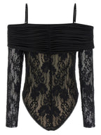 Rebellion Black Polyamide Bodysuit