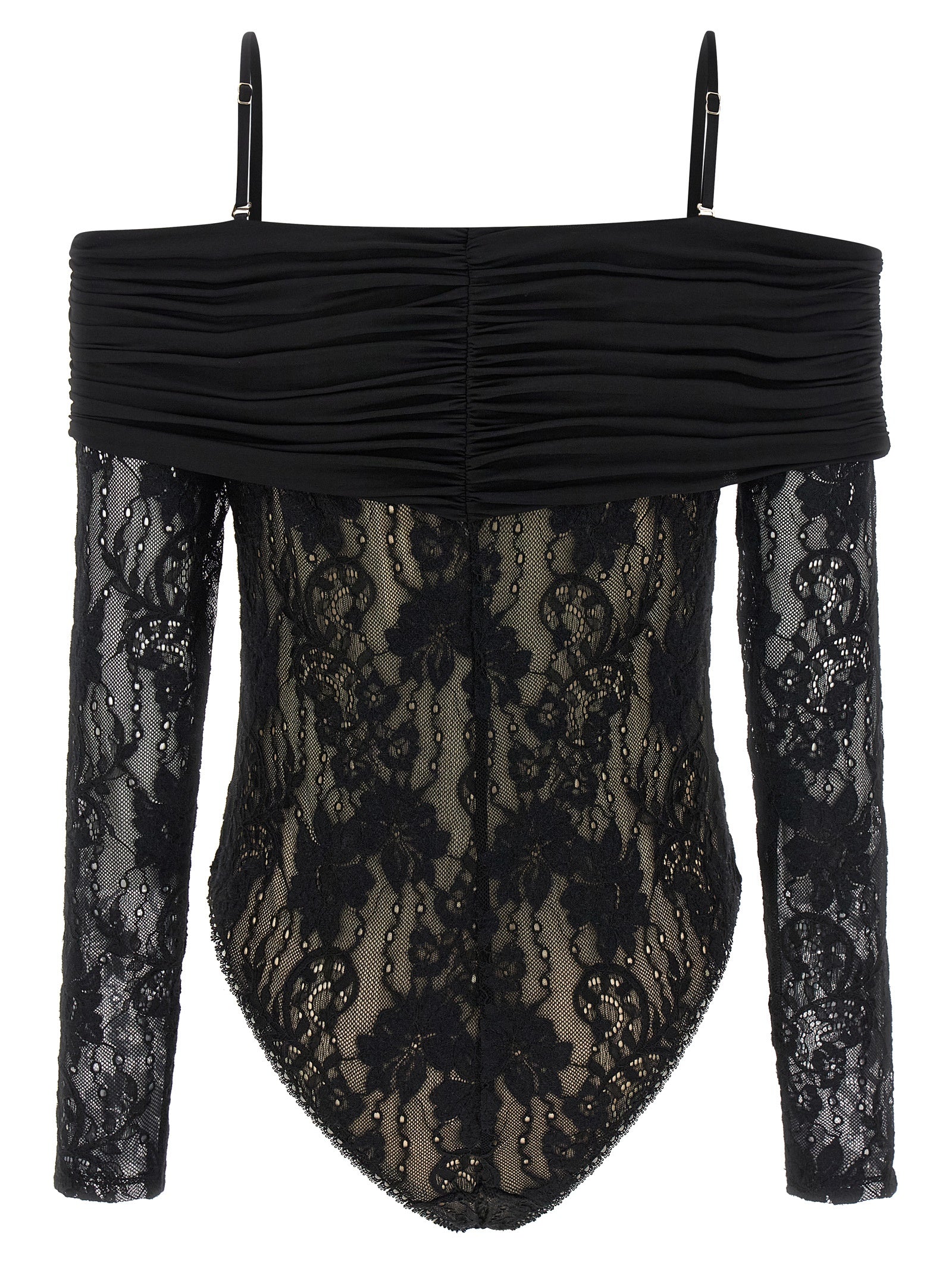 Rebellion Black Polyamide Bodysuit