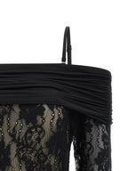 Rebellion Black Polyamide Bodysuit