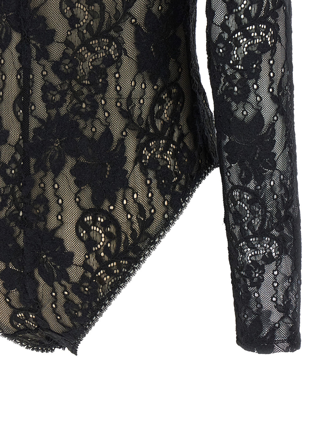 Rebellion Black Polyamide Bodysuit