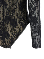 Rebellion Black Polyamide Bodysuit