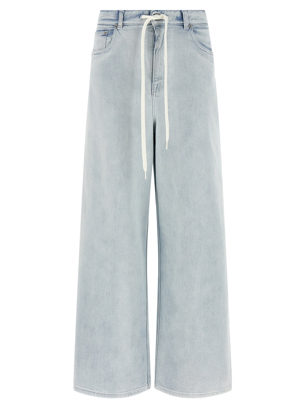 Light Blue Cotton Denim Jeans