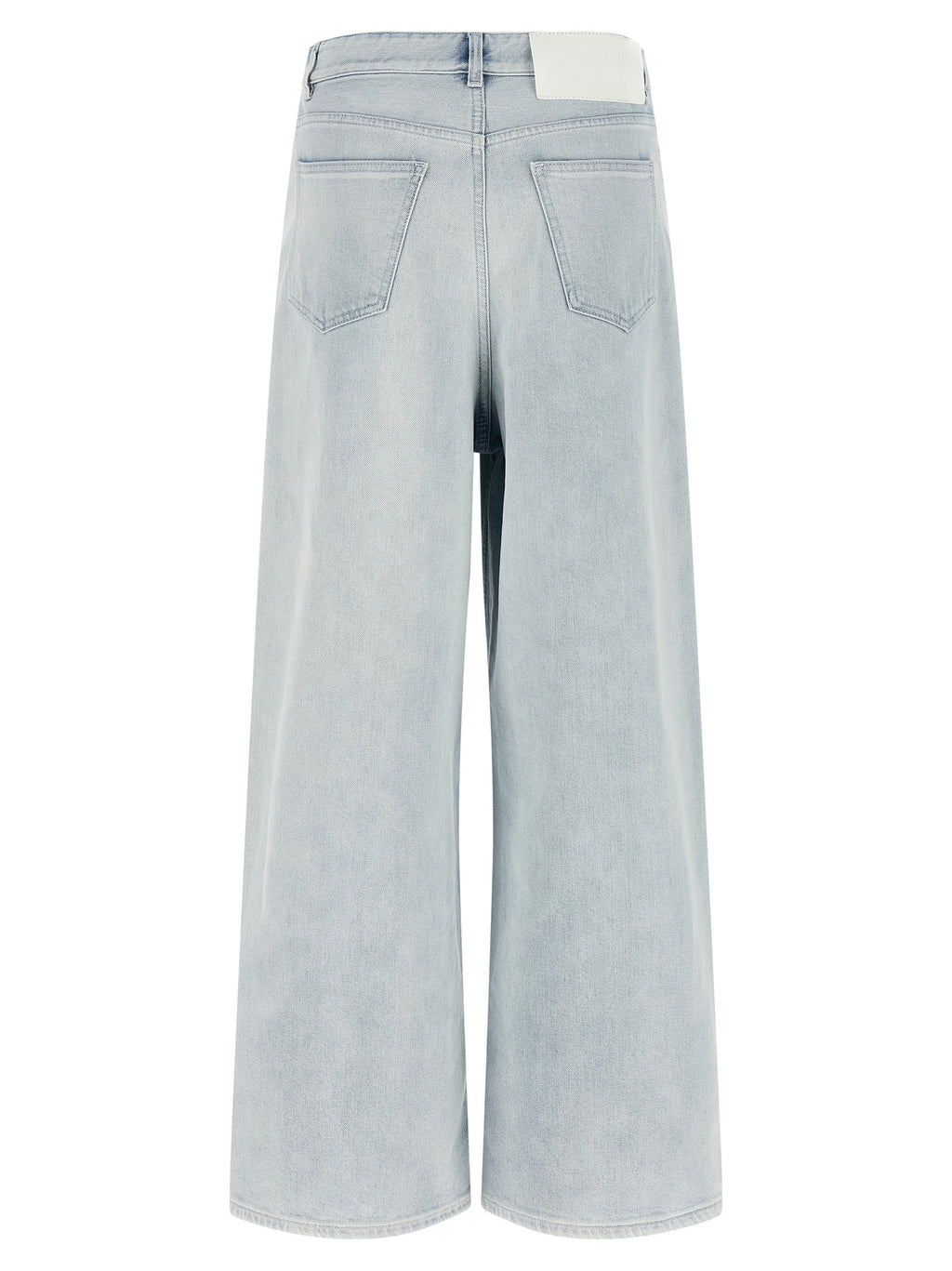 Light Blue Cotton Denim Jeans