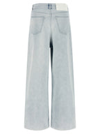 Light Blue Cotton Denim Jeans
