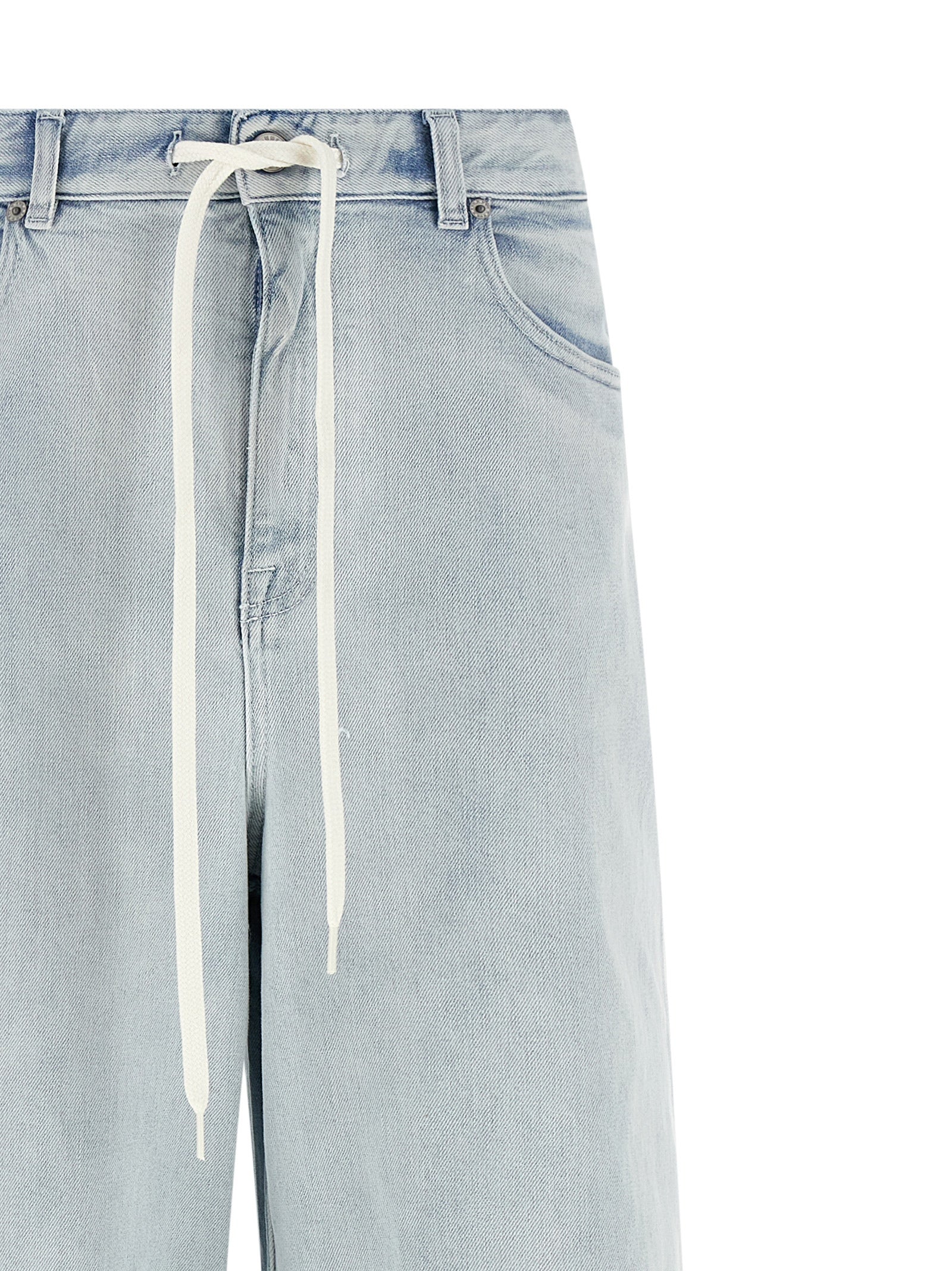 Light Blue Cotton Denim Jeans