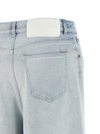 Light Blue Cotton Denim Jeans