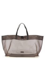 Large Brown Polyamide Christos Tote Bag
