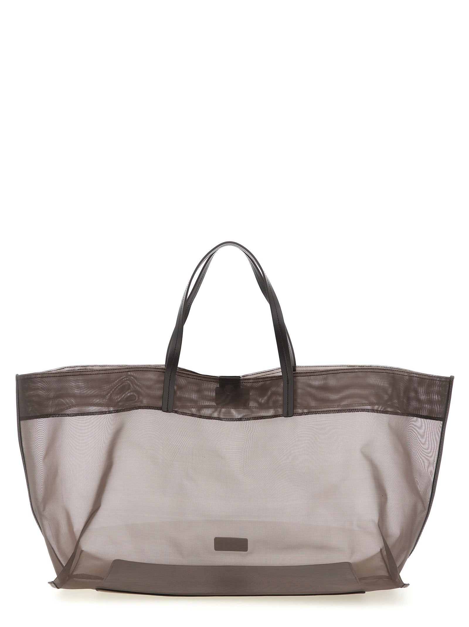 Large Brown Polyamide Christos Tote Bag