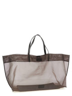 Large Brown Polyamide Christos Tote Bag