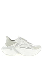Gray Calfskin F-Light Sneakers