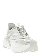 Gray Calfskin F-Light Sneakers