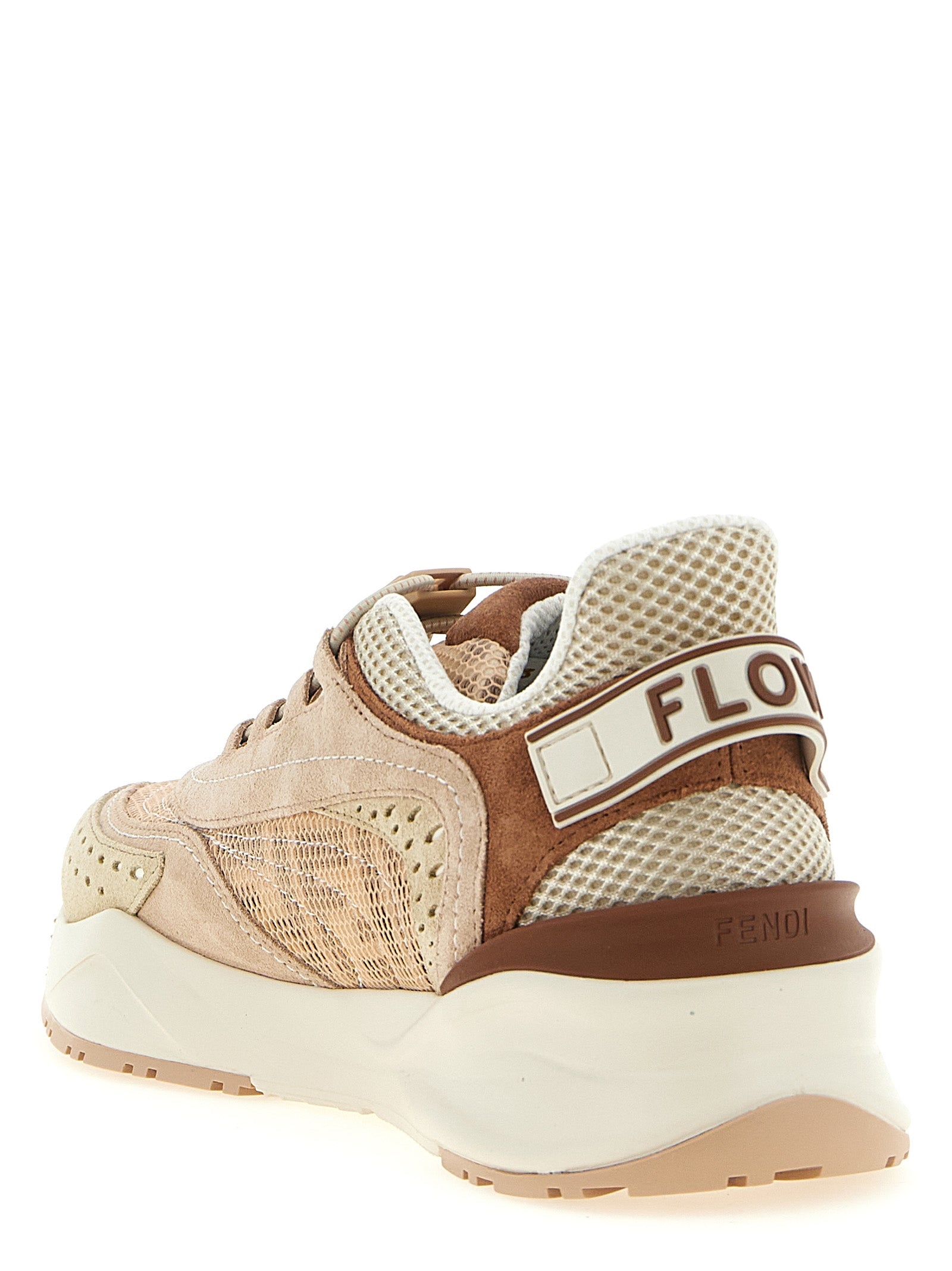 Pink Fendi Flow Sneakers
