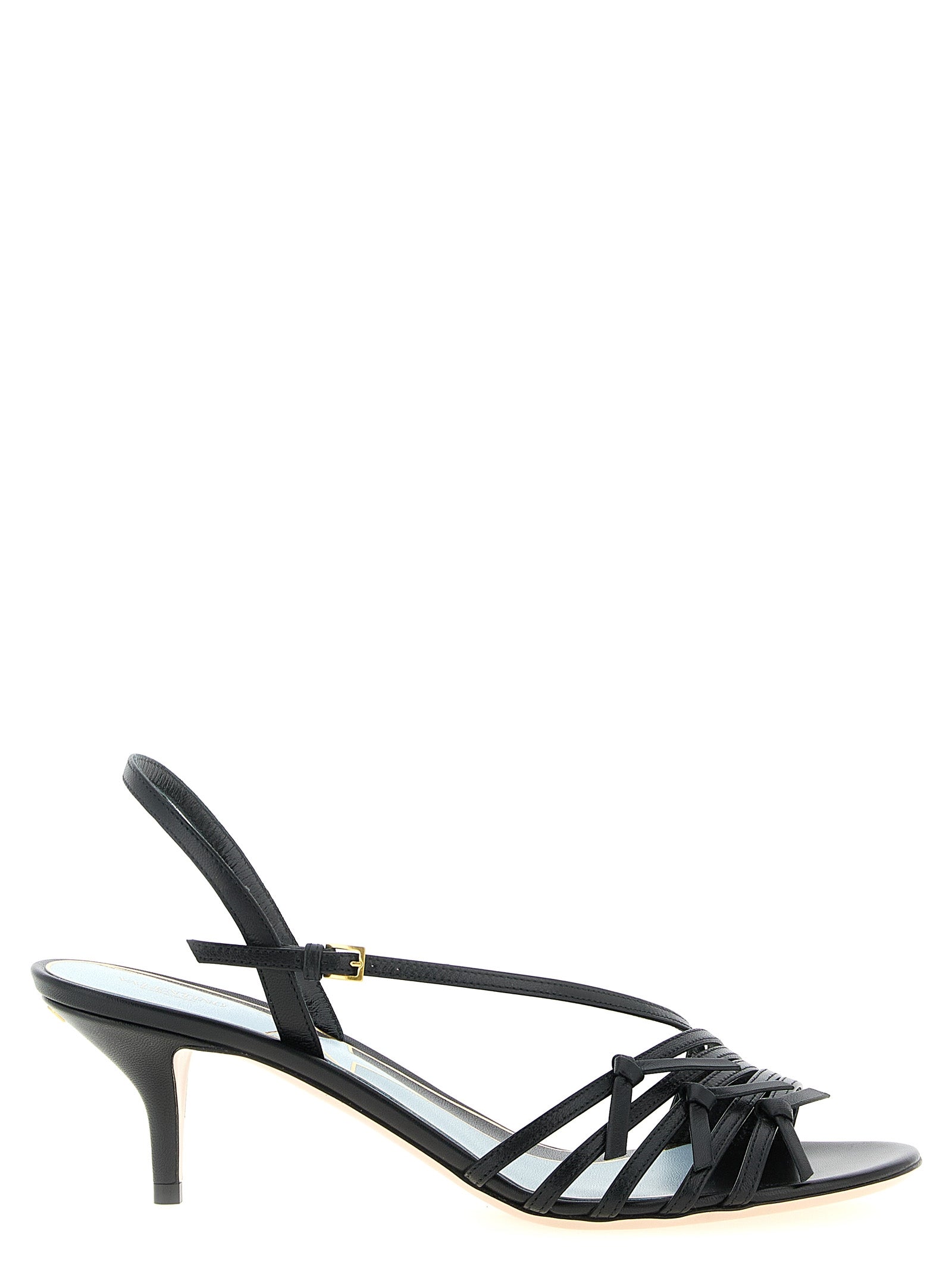 Black Nappa Nodine Sandals