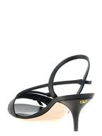 Black Nappa Nodine Sandals