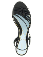 Black Nappa Nodine Sandals