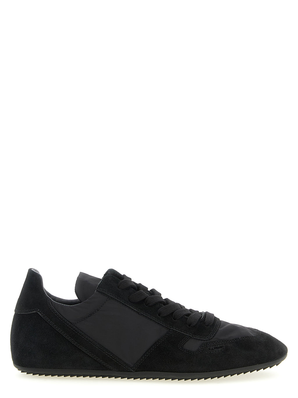 Black Calfskin Athletic Sneakers