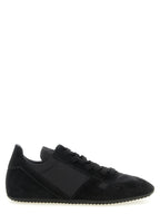 Black Calfskin Athletic Sneakers