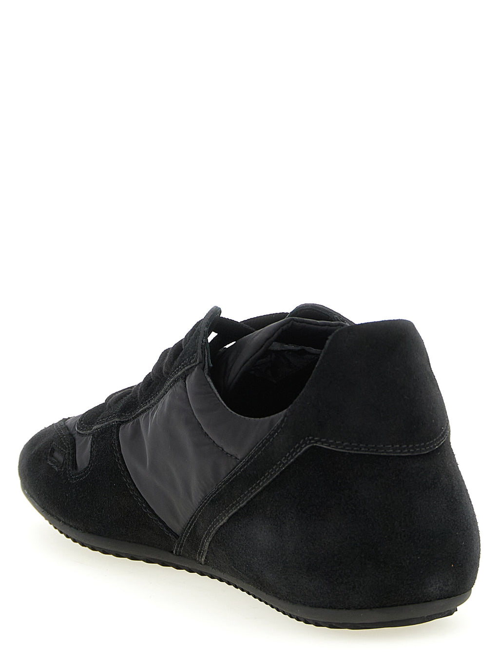 Black Calfskin Athletic Sneakers