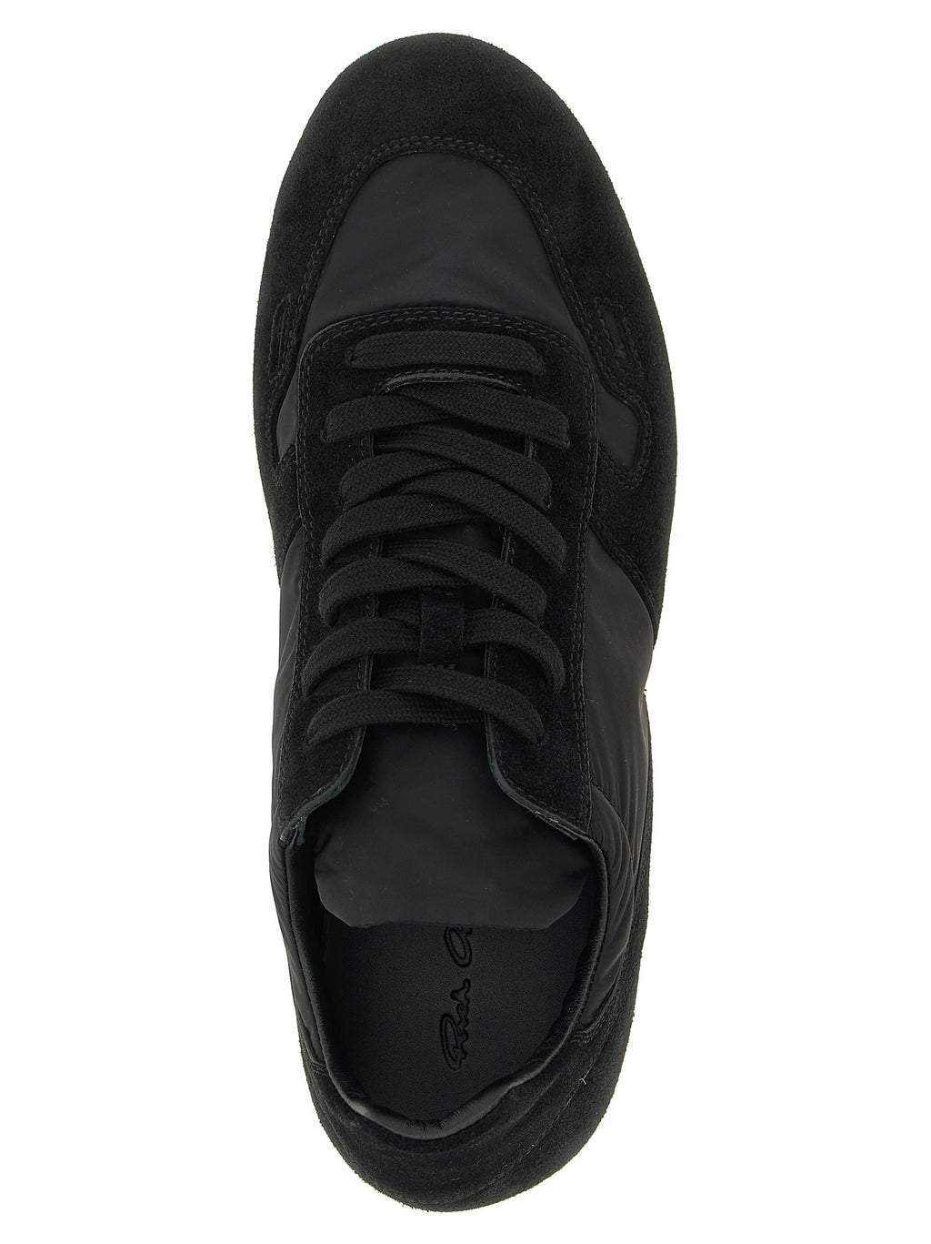 Black Calfskin Athletic Sneakers