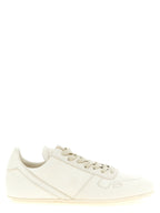 Minimal Sneak White Lamb Leather Low Top Sneakers