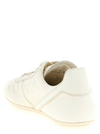 Minimal Sneak White Lamb Leather Low Top Sneakers