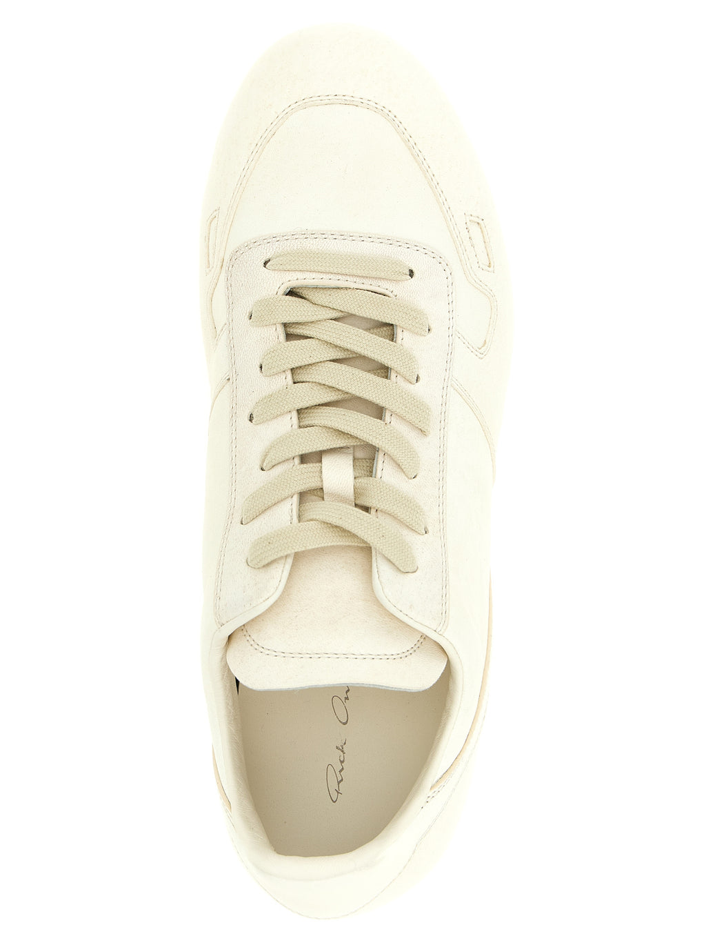 Minimal Sneak White Lamb Leather Low Top Sneakers