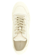 Minimal Sneak White Lamb Leather Low Top Sneakers