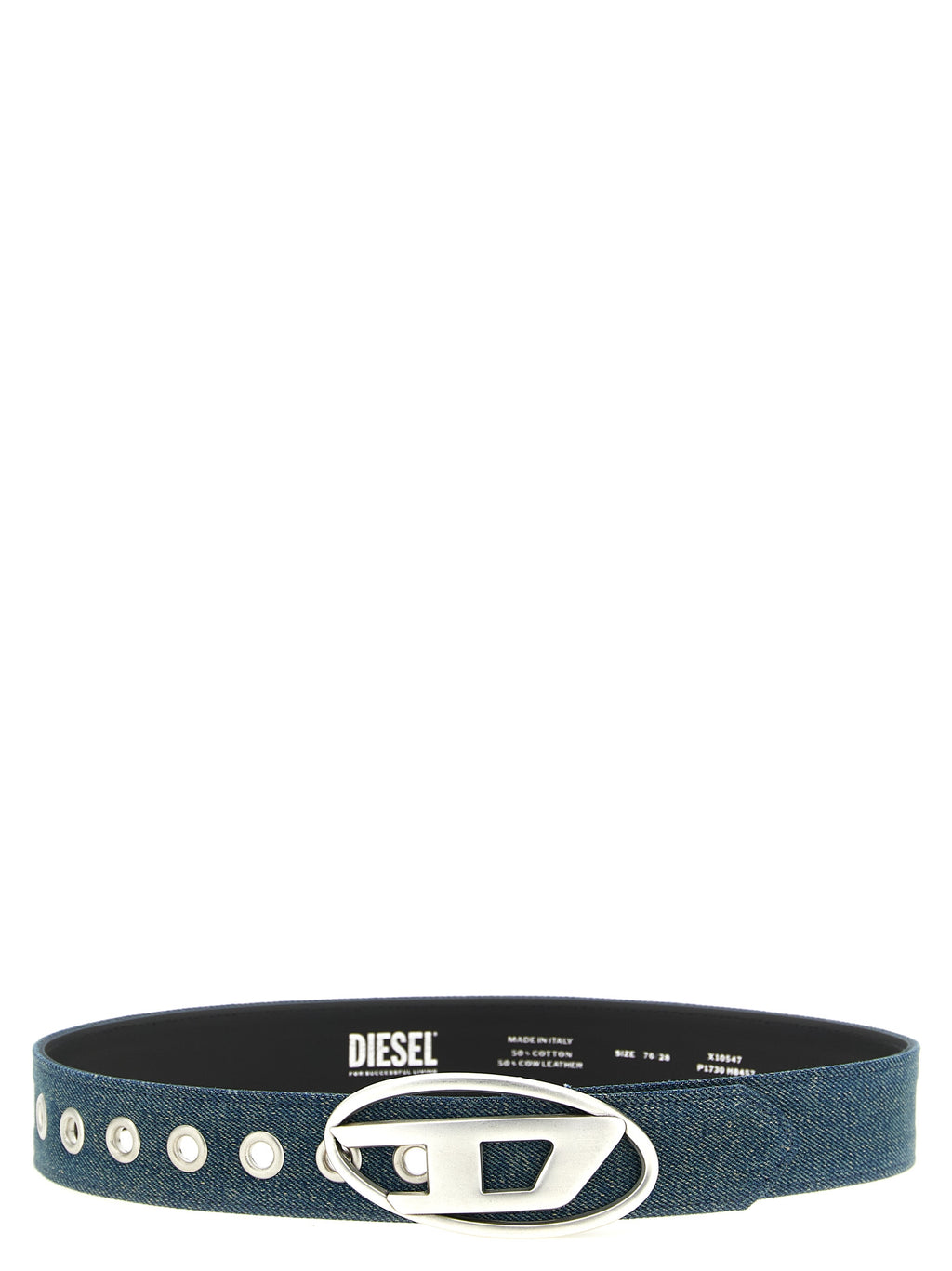 Blue Cotton Regular Belt