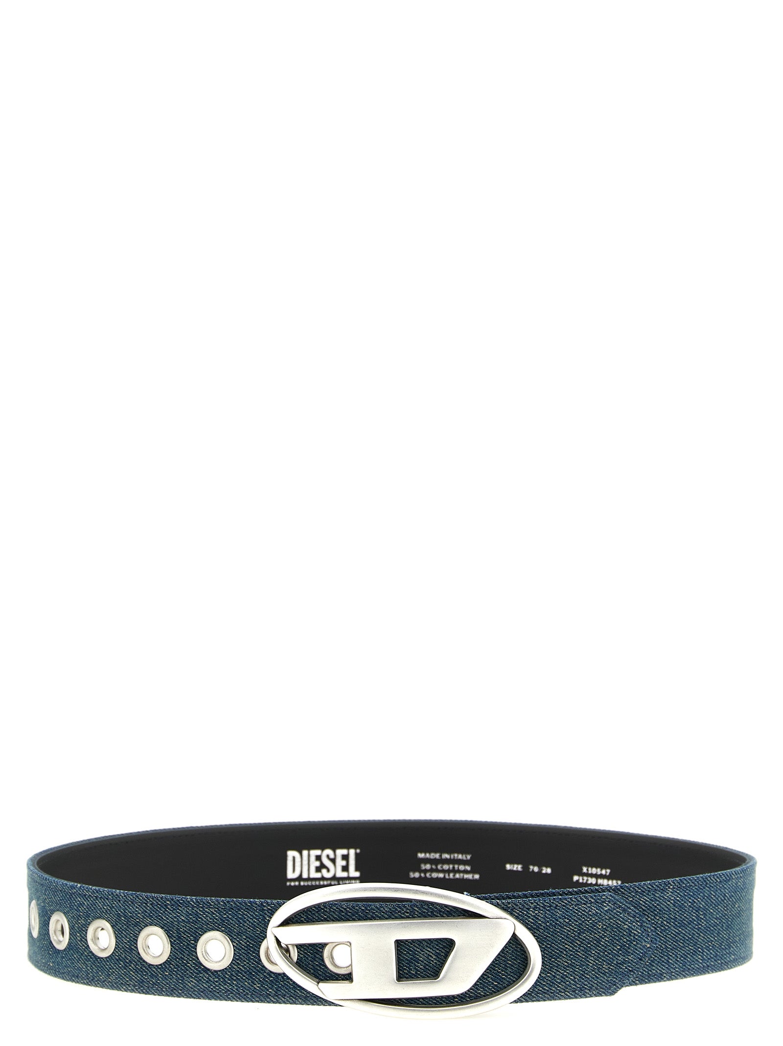 Blue Cotton Regular Belt