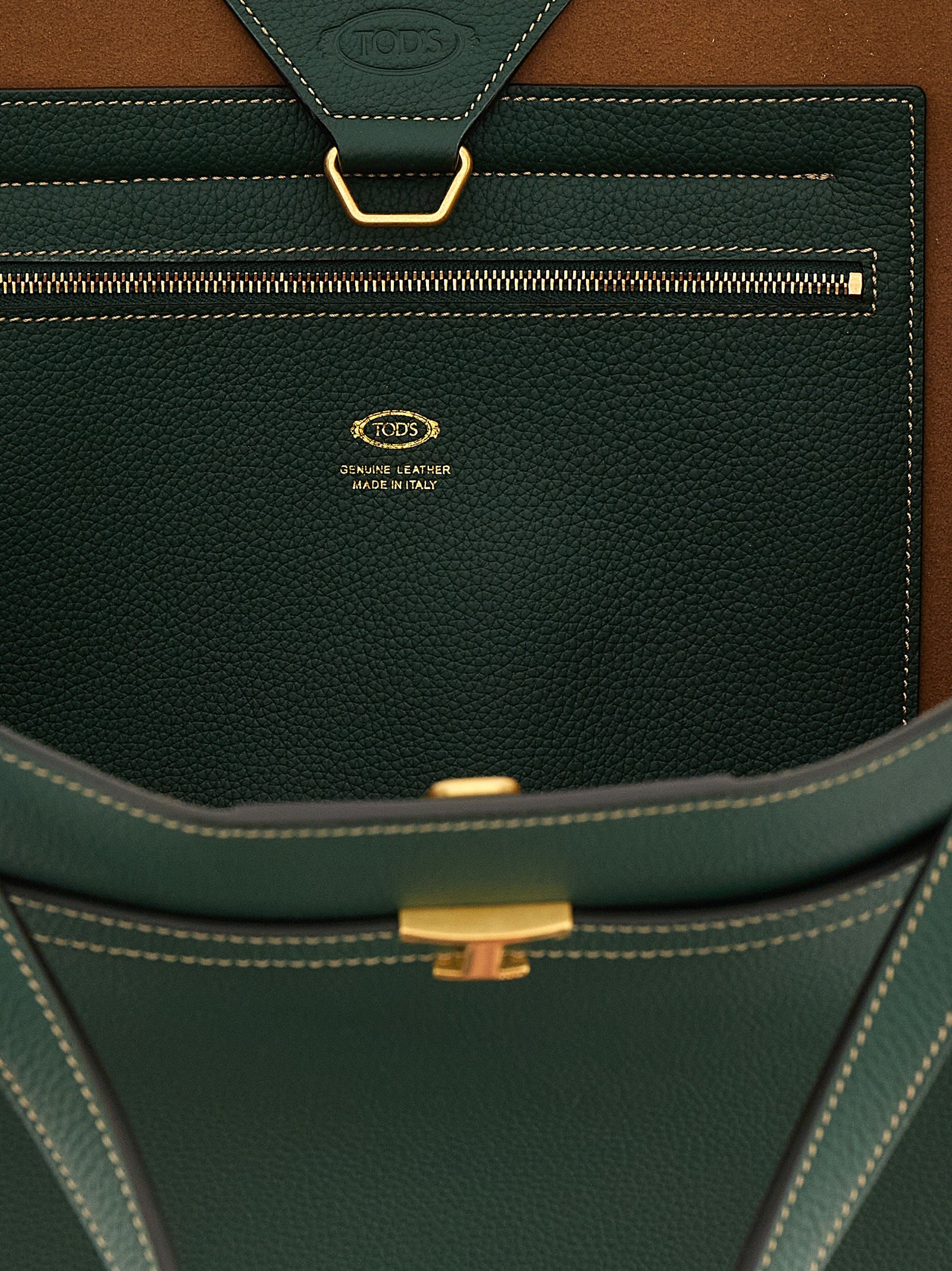 Medium Calfskin Tim Shopping Bag