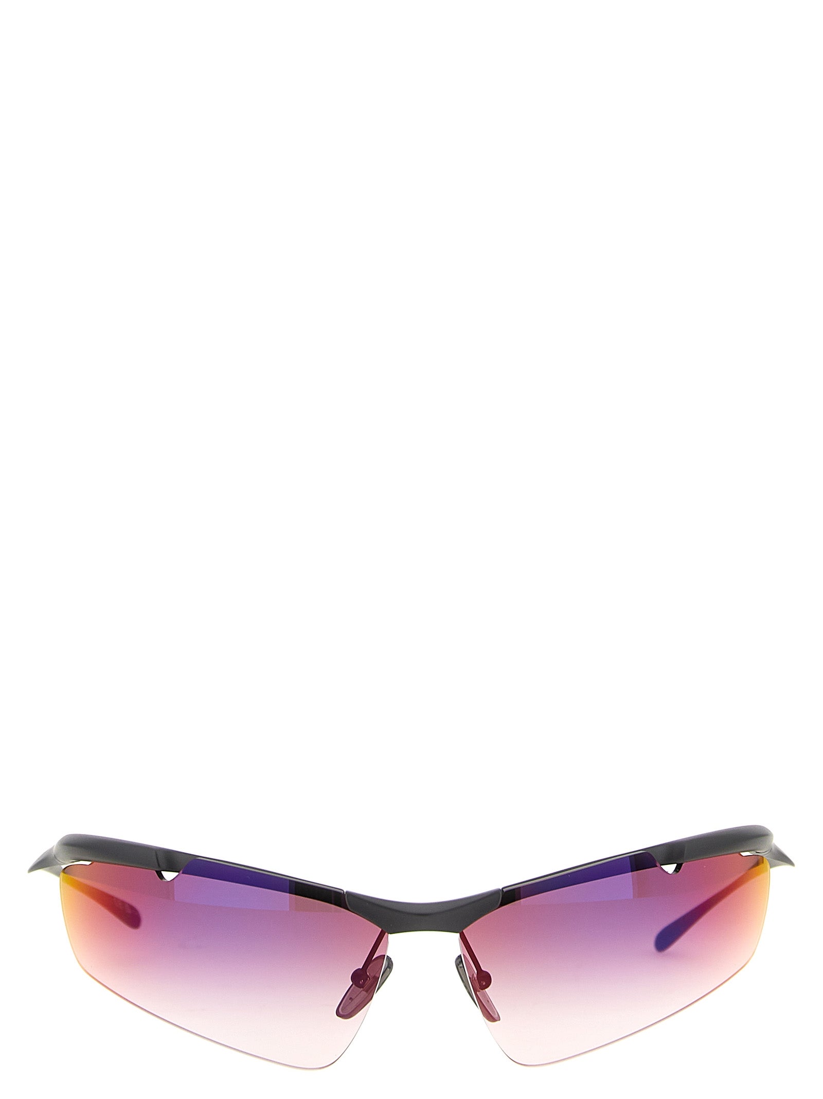 Multicolor Polyamide Boomerang Cat-Eye Sunglasses
