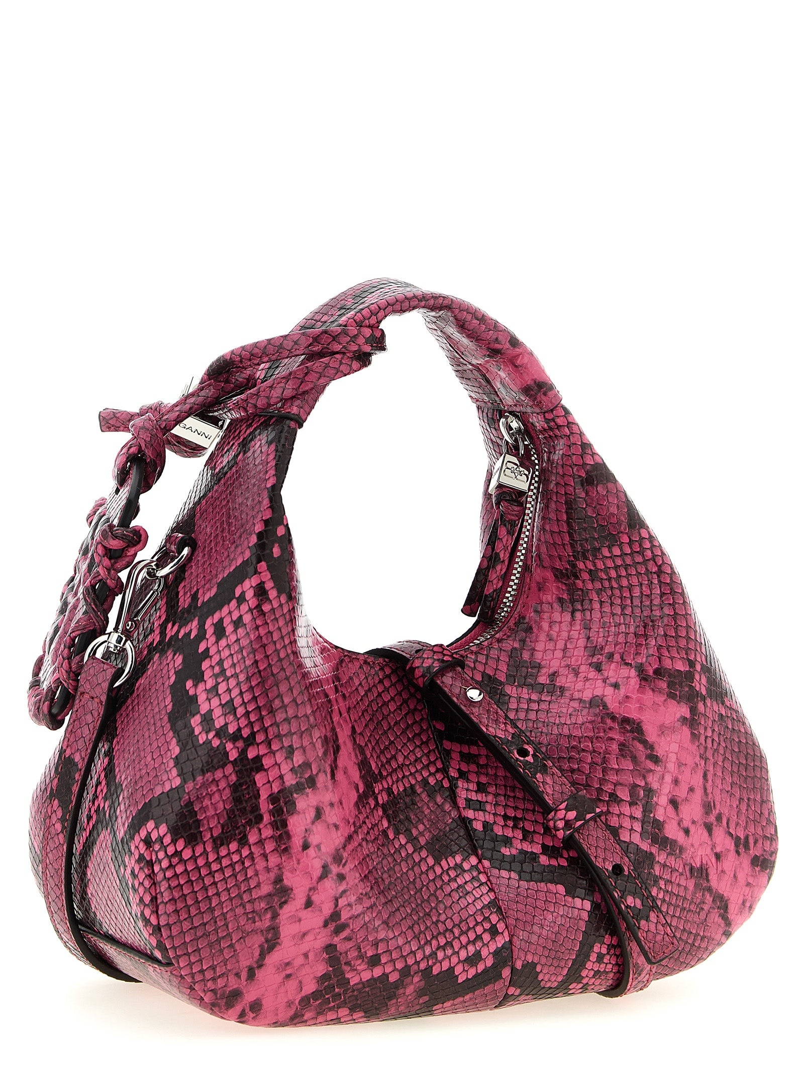 Fuchsia Recycled Polyester Handbag