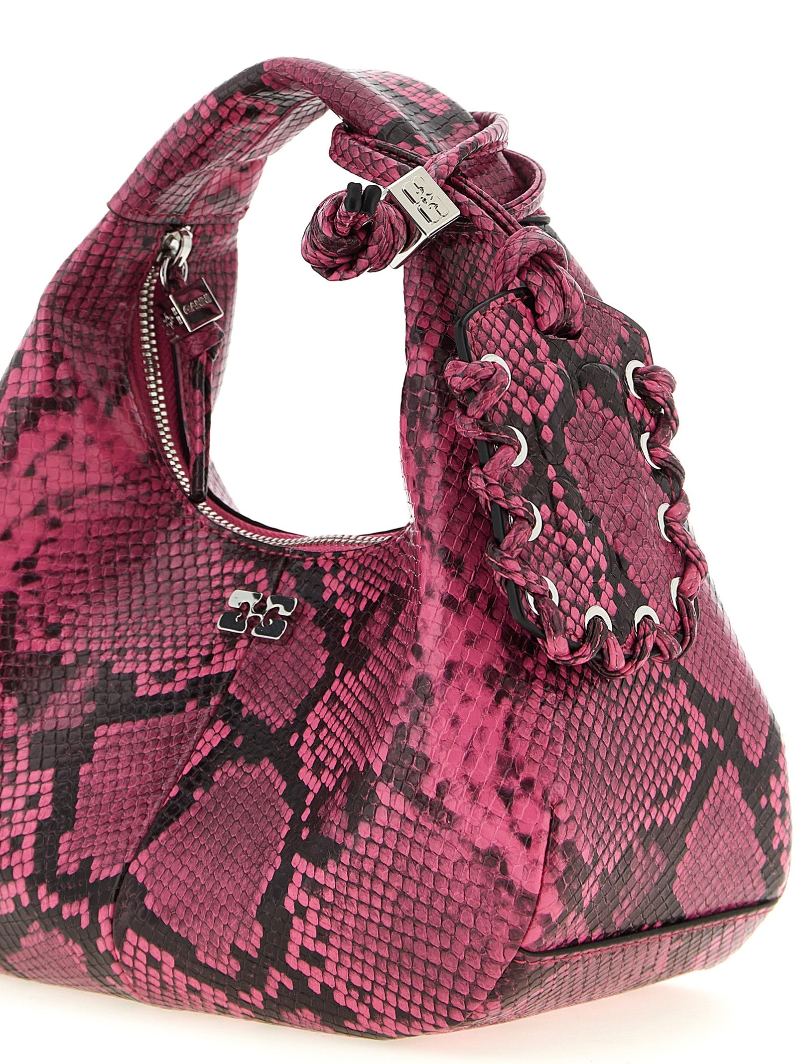 Fuchsia Recycled Polyester Handbag
