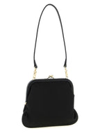 Black Viscose Clutch Bag