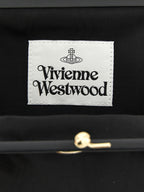 Black Viscose Clutch Bag