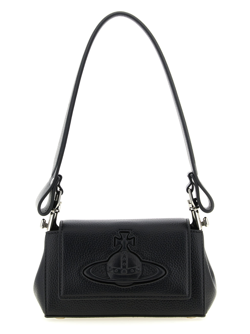Black Polyethylene Shoulder Bag