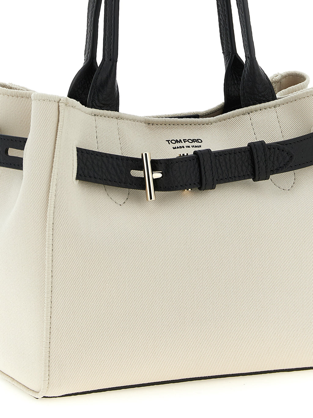 Audrey Canvas and Leather Tote