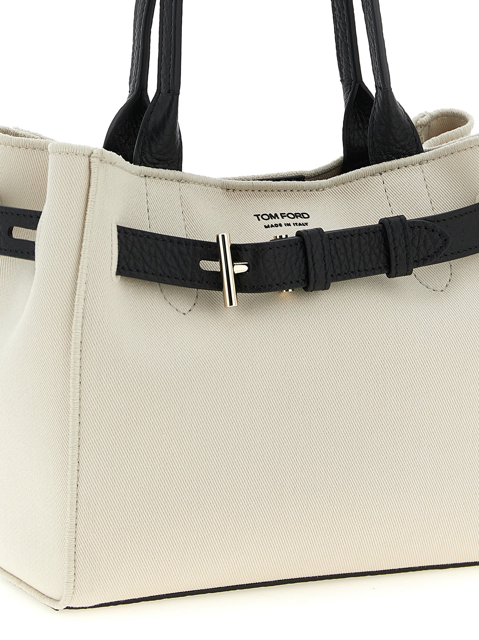 Audrey Canvas and Leather Tote