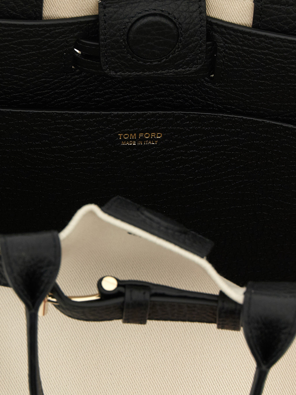 Audrey Canvas and Leather Tote