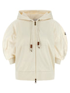 White Cotton Hoodie