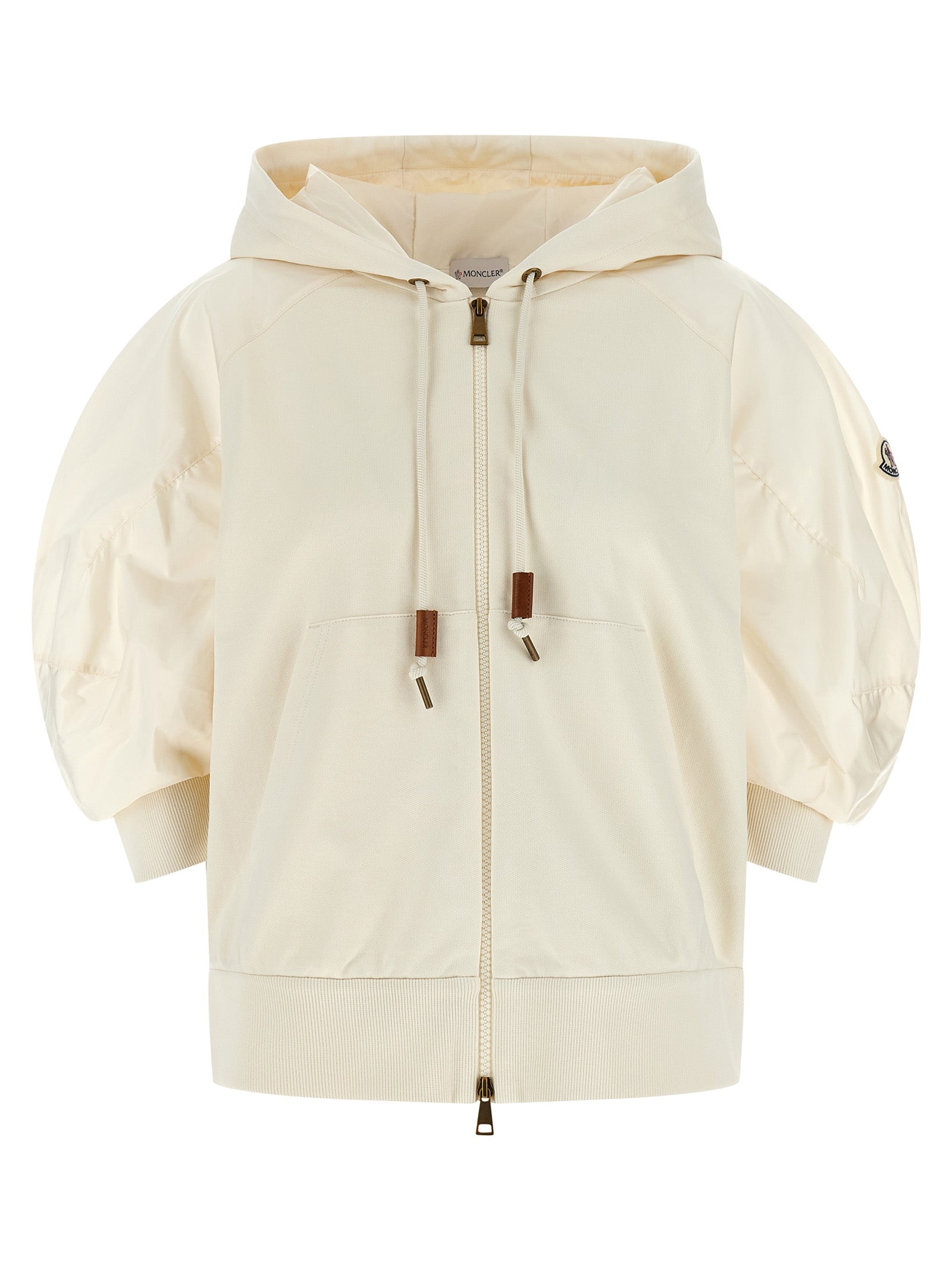 White Cotton Hoodie