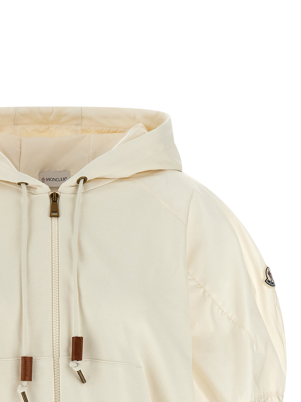 White Cotton Hoodie