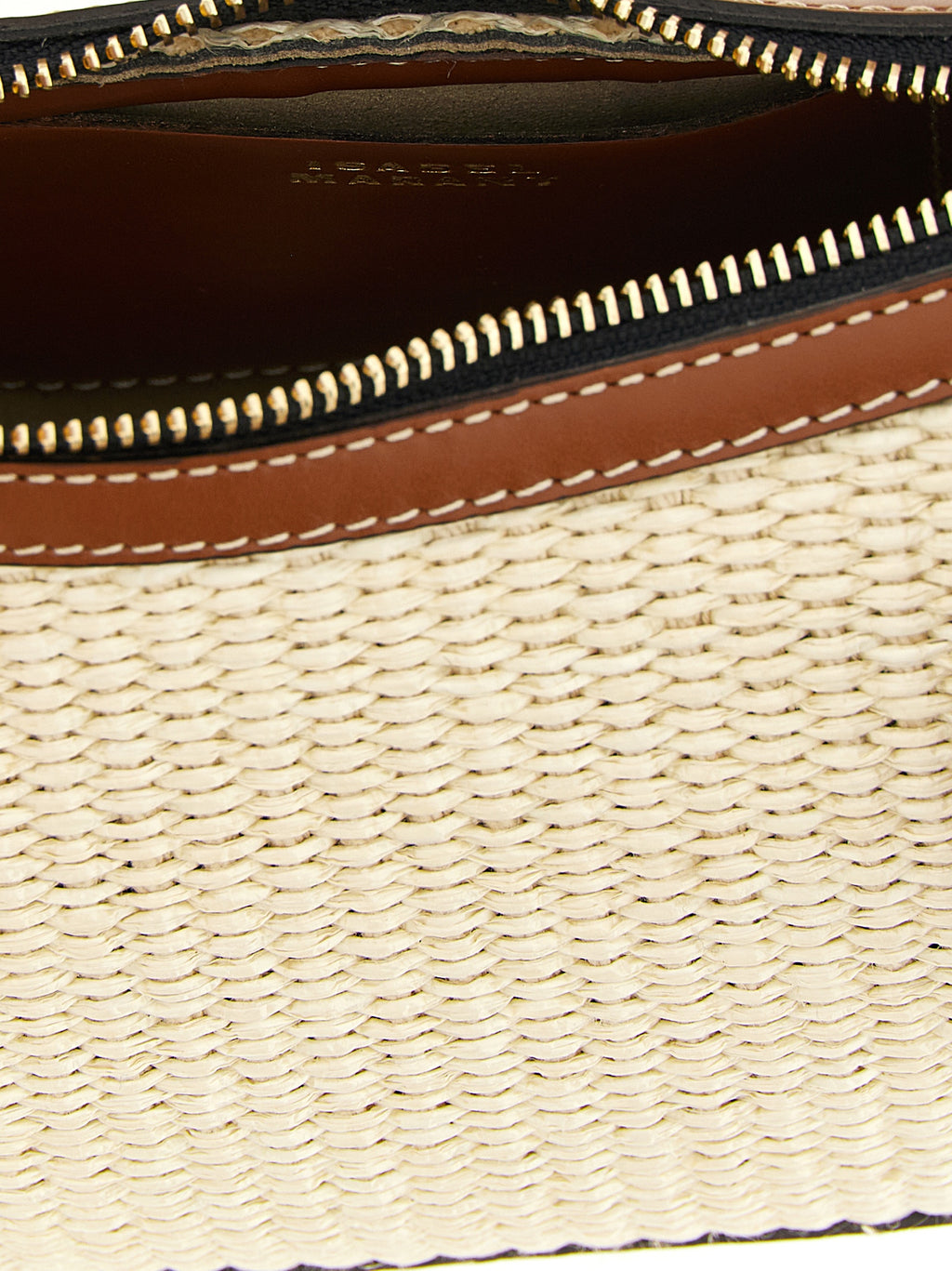 Calfskin Oskan Moon Shoulder Bag